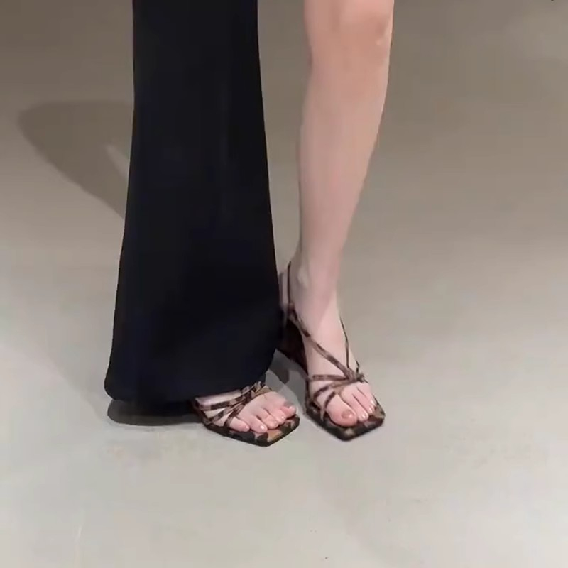 Leopard Wedge Sandals Summer N - Crossfit Belt recension och pris