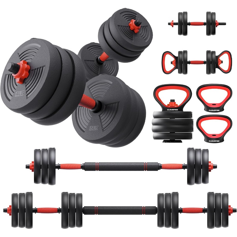 Adjustable Dumbbells Set, 60LB - Kettlebell recension och pris