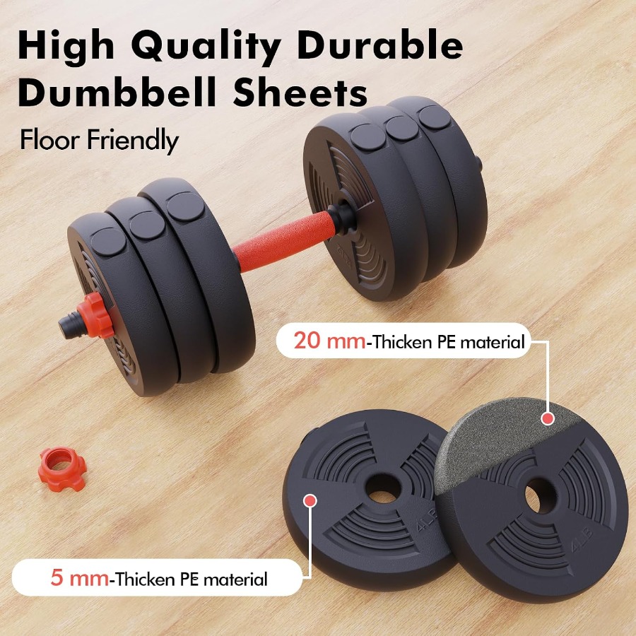 Adjustable Dumbbells Set, 60LB - Kettlebell recension och pris