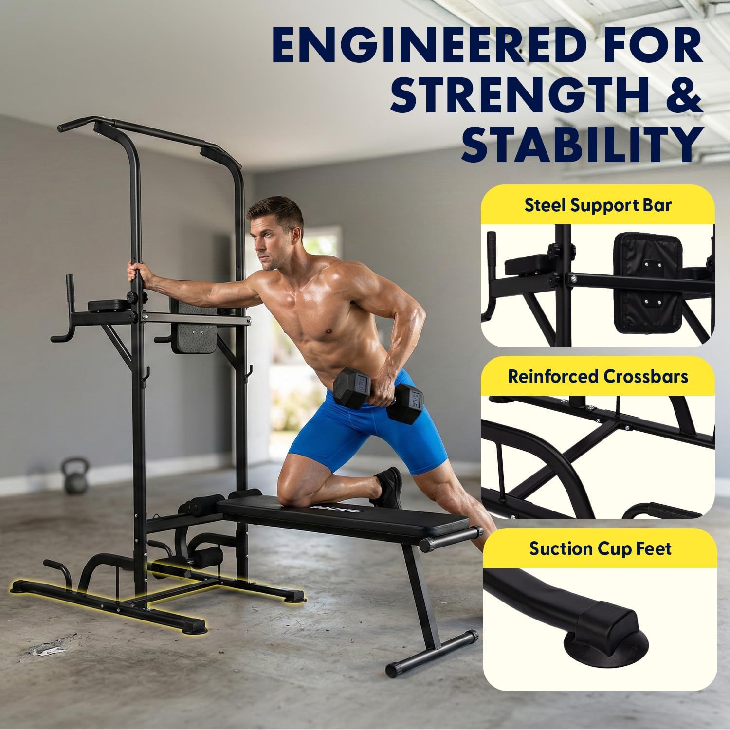 All-in-One Power Tower Pull-Up - Pull Up Bar recension och pris